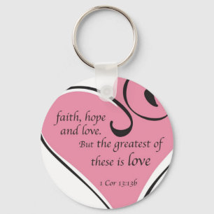 1 Cor 13 Mok Sleutelhanger