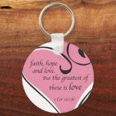 1 Cor 13 Mok Sleutelhanger (Voorkant)
