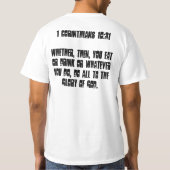 1 Corinthians 10:31 T-shirt (Achterkant)