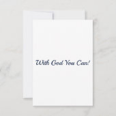 1 Corinthians 13:13 KJV Bijbelscriptgroet Kaart (Achterkant)