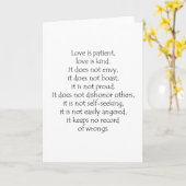 1 Corinthians 13 4 5 Kaart (Gele Bloem)