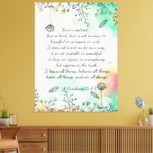 1 Corinthians 13: 4-7 Canvas Afdruk (Insitu (Woonkamer))