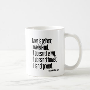 1 Corinthians 13:4 Coffee-Mok Koffiemok