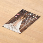 1 Corinthians 13:8 Bridal Shower Invitation (Poser)