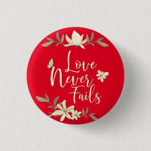 1 Corinthians 13 Bijbelscripts Ronde Button 3,2 Cm