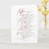 1 Corinthians 13 Kaart (Gele Bloem)