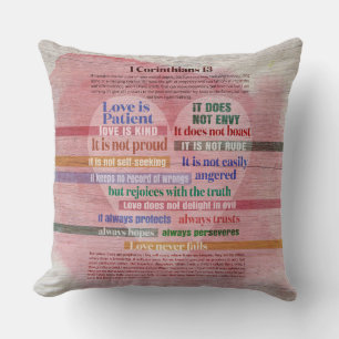 1 Corinthians 13 - Liefde Kussen