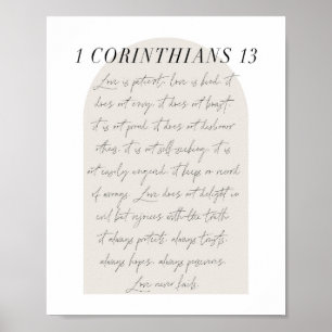 1 Corinthians 13 Poster