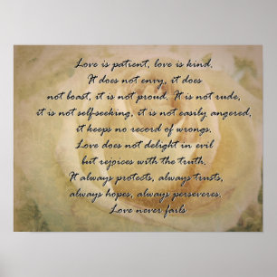 1 Corinthians 13 Poster