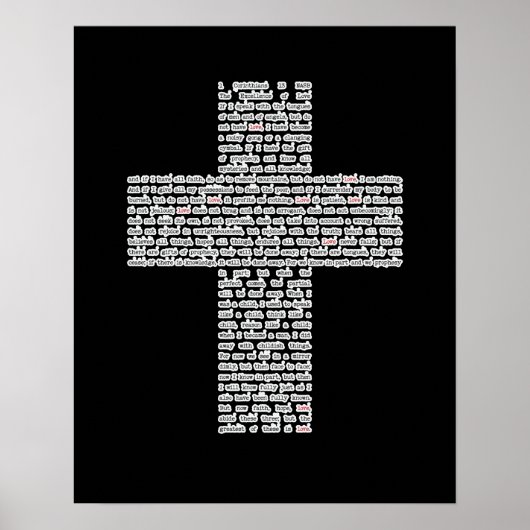 1 Corinthians 13 Poster (Voorkant)