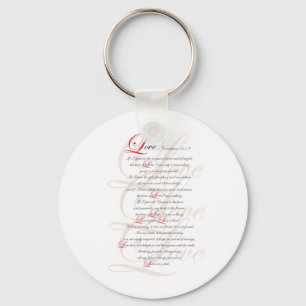 1 Corinthians 13 Sleutelhanger