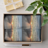 1 CORINTHIANS 13 SUNSET ONTWERP TISSUEPAPIER (Geschenk)