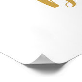 1 Corinthians 13 - Wedding Aisle Signs Poster (Hoek)