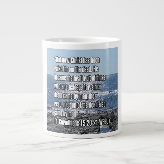 1 Corinthians 15:20-21 WEBU Mug (Devant)