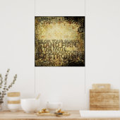 1 Corinthians 16:13 Poster (Keuken)