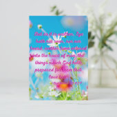 1 Corinthians 2:9 KJV Bijbelscriptie Pic Greeting Kaart (Staand voorkant)