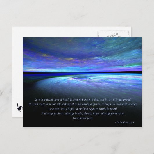 1 Corinthians 4:8 Briefkaart (Voorkant / Achterkant)