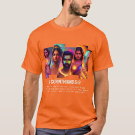 1 Corinthians stijl 6:19 Hindi T-shirt