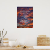 1 Corinthiens 13 ; 4-8a - Poster inspirant (Cuisine)