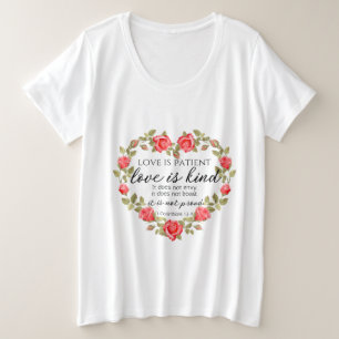 1 Corinthiens 13:4 L'amour est le coeur floral pat