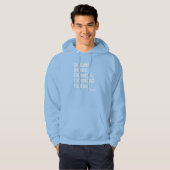 1 Corinthiens 13:4 Sweat - shirt à capuche (Devant entier)