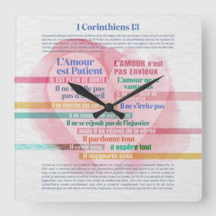 1 Corinthiens 13, Hymne à l’Amour Vierkante Klok