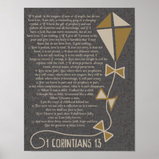 1 Corinthiens 13 Poster