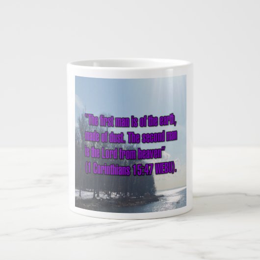 1 Corinthiens 15:47 WEBU Mug (Devant)