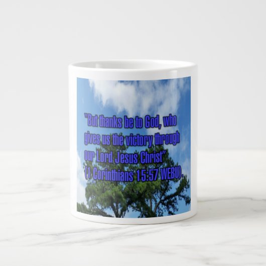1 Corinthiens 15:57 WEBU Mug (Devant)