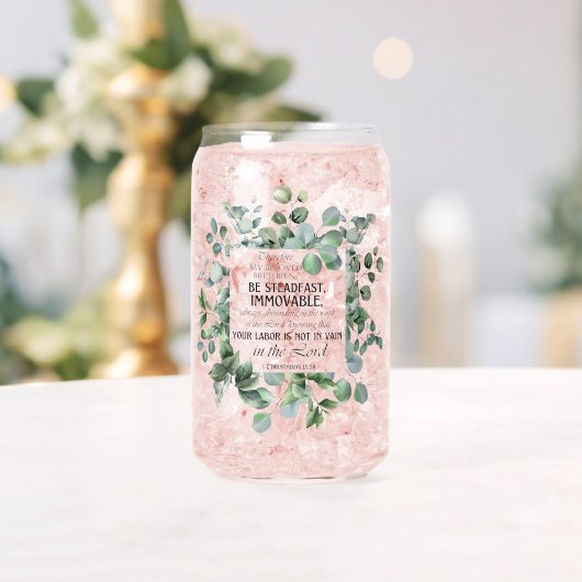 1 Corinthiens 15:58 Inspirational Verse Eucalyptus (Insitu (Mariage))