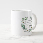 1 Corintios mug Extra Grote Beker (Voorkant rechts)