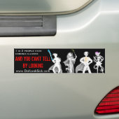 1 Cosplayer Invisible Maladie Bumper Sticker (En voiture)