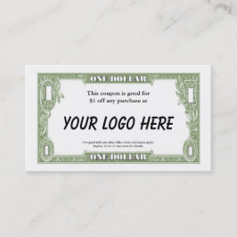 $1 Coupon Card