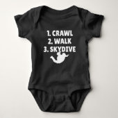 1.Crawl 2.Walk 3.Skydive Romper (Voorkant)