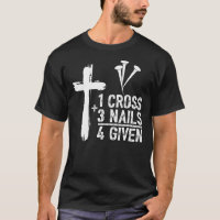 1 Cross 3 nagels vergeven Jezus Christelijke Pasen