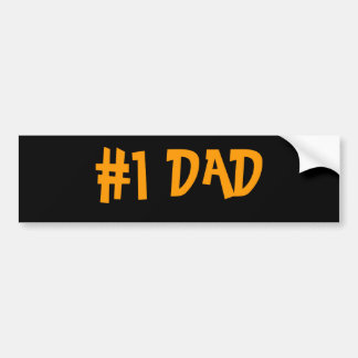 #1 DAD BUMPERSTICKER