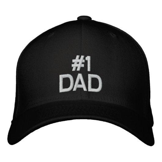 #1 DAD Casquette de baseball pour Fête des pères (Devant)