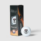 #1 Dad Golf Balls - World's Best Custom Gift Golfballen (Verpakking)