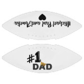 #1 Dad Love Personalized Football (Panelen)
