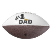 #1 Dad Love Personalized Football (Gedraaid 270)