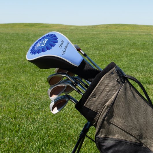 #1 DAD personalize with Name Golfheadcover (Insitu)
