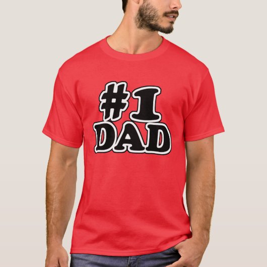 #1 DAD T-SHIRT (Voorkant)