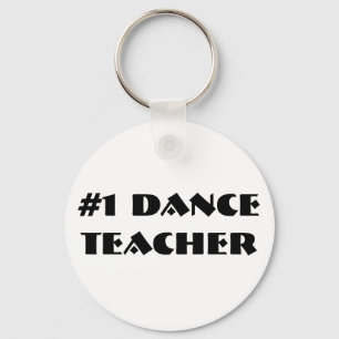 #1 Dance Teacher sleutelhanger