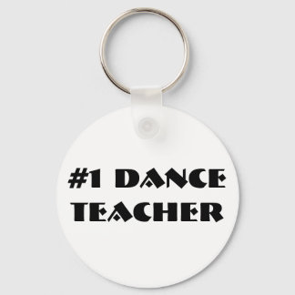 #1 Dance Teacher sleutelhanger