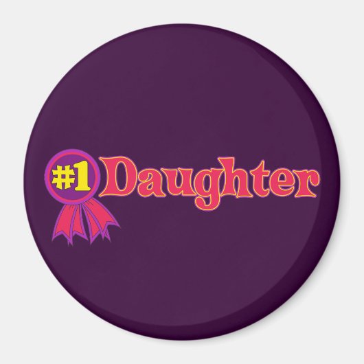 #1 Dochter Magneet (Voorkant)