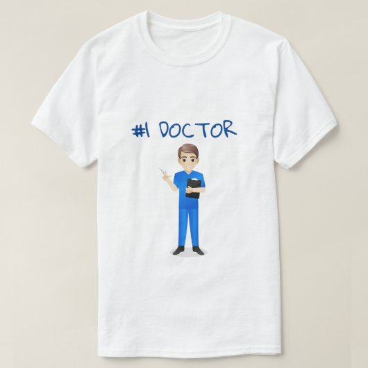 ***#1 DOKTER*** SHOW HEM U ZORG T-SHIRT (Design voorkant)