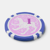 1 Dollar/Euro Casino Chip weiss (Enkel)