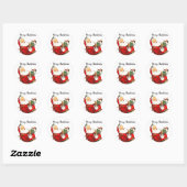 1 dozijn  Santa Envelope Seal Sticker (Vel)