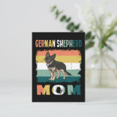 1 Duitse herder mam Briefkaart (Staand voorkant)