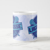 #1 Entraîneur de crosse (bleu) Jumbo Mug (Devant)